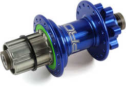 Baknav Hope Pro 4 IS 36H TA10 x 135 mm Shimano/SRAM stål blå