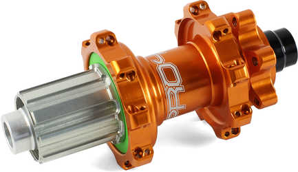 Baknav Hope Pro 4 Straight Pull IS 32H 12 x 142 mm Shimano/SRAM aluminium orange från Hope