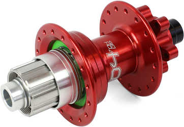Baknav Hope Pro 4 DH IS 36H 12 x 142 mm Shimano/SRAM stål röd från Hope
