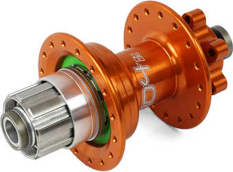 Baknav Hope Pro 4 DH IS 32H 12 x 135 mm Shimano/SRAM stål orange från Hope