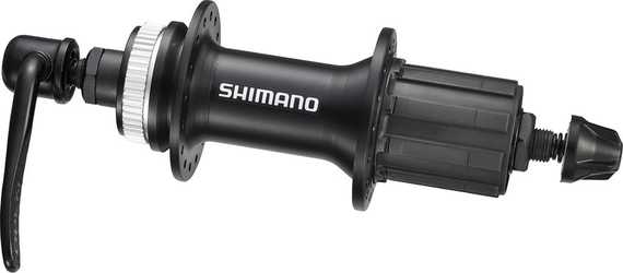 Baknav Shimano FH-RM35 CL QR10 x 135 mm 32H svart från Shimano