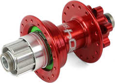 Baknav Hope Pro 4 DH IS 36H 12 x 135 mm Shimano/SRAM stål röd