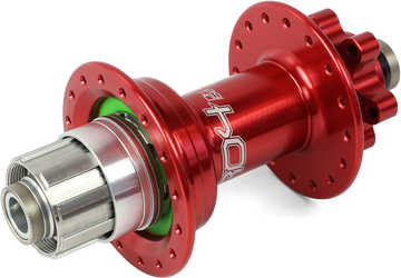 Baknav Hope Pro 4 DH IS 36H 12 x 150 mm Shimano/SRAM stål röd från Hope