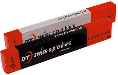 Eker DT Swiss Competition 286 mm svart 72-pack från DT Swiss
