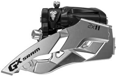 Framväxel SRAM GX, 2 växlar 36/24T, 31.8/34.9 mm low clamp, top pull från SRAM