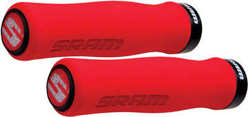 Handtag SRAM Locking Foam Contour 129 mm röd/svart