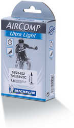 Slang Michelin Aircomp Ultralight A1 18/23-622 racerventil 60 mm från Michelin