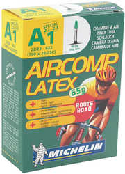 Slang Michelin Aircomp Latex A1 22/23-622 racerventil 60 mm från Michelin