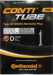 Slang Continental Tour 26 [650C] Hermetic Plus 37/47-559/590 standardventil 40 mm från Continental