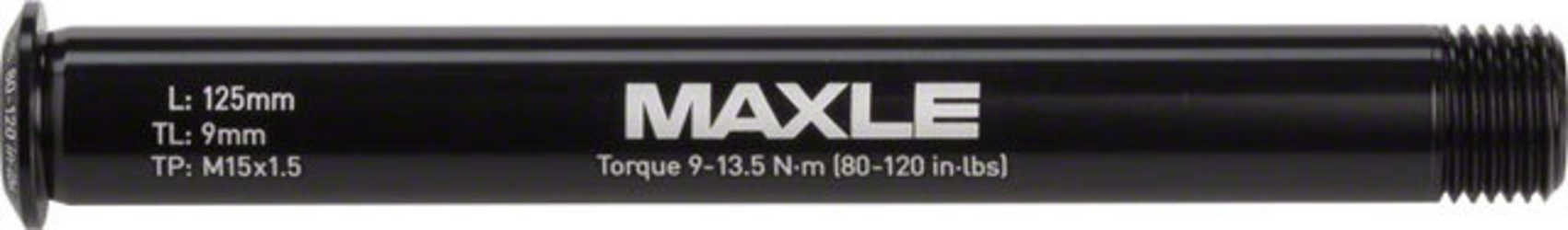 Stickaxel RockShox Maxle Stealth 15 x 100 mm (125 mm x M15 x 1.5) fram från RockShox