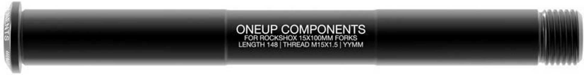 Stickaxel OneUp Rock Shox 15 x 100 mm fram svart från OneUp