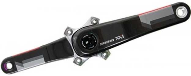 Vevparti SRAM XX1 Fatbike GXP q-faktor 201 mm 1 x 11 170 mm svart/vit från SRAM