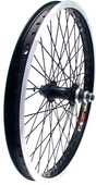 Bakhjul BMX 406 mm 20" 14 mm axel 48 ekrar svart