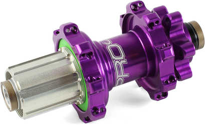 Baknav Hope Pro 4 Straight Pull IS 32H TA10 x 135 mm Shimano/SRAM aluminium lila från Hope