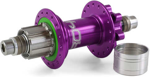 Baknav Hope Pro 4 Trial/Single Speed IS 32H 10 x 135 mm Shimano/SRAM stål lila från Hope