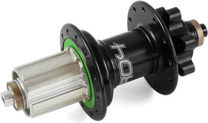 Baknav Hope Pro 4 IS 24H QR10 x 135 mm Shimano/SRAM aluminium svart från Hope