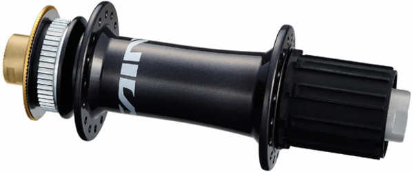 Baknav Shimano SAINT FH-M825 skivbroms CL 32H 150 mm svart från Shimano