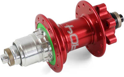Baknav Hope Pro 4 IS 24H QR10 x 135 mm SRAM XD röd från Hope