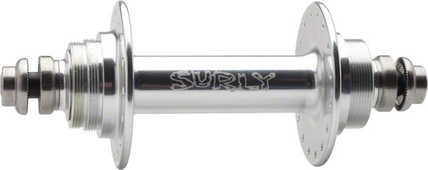 Baknav Surly Ultra New 32H 130 mm fixed/frihjul silver