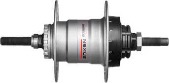 Baknav Shimano Nexus 3 SG-3R40-DX rullbroms 36H 120.4 mm silver