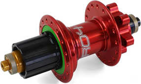 Baknav Hope Pro 4 IS 36H QR10 x 135 mm Hope röd