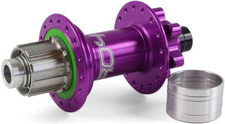 Baknav Hope Pro 4 Trial/Single Speed IS 36H 12 x 142 mm Shimano/SRAM stål lila från Hope
