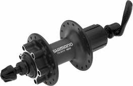 Baknav Shimano FH-M475 skivbroms IS 32H 135 mm svart