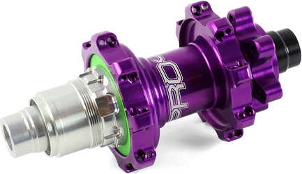 Baknav Hope Pro 4 Straight Pull IS 32H 12 x 142 mm SRAM XD lila från Hope