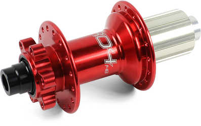 Baknav Hope Pro 4 IS 36H 12 x 148 mm Shimano/SRAM aluminium röd från Hope