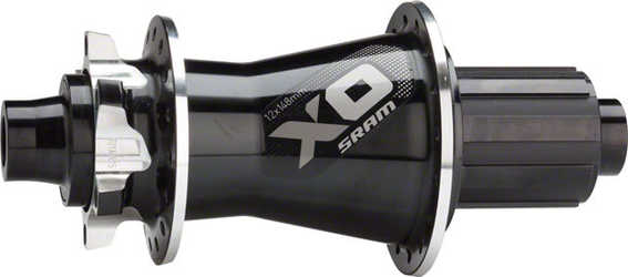 Baknav SRAM X0 Boost skivbroms IS 32H 148 mm svart/silver från SRAM