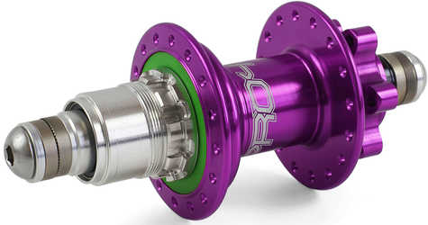 Baknav Hope Pro 4 IS 28H 10 x 135 mm SRAM XD lila från Hope