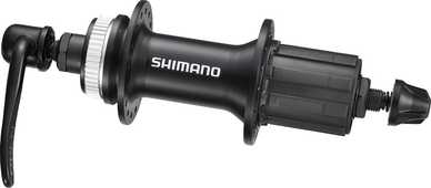 Baknav Shimano FH-RM35 CL QR10 x 135 mm 32H svart