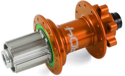 Baknav Hope Pro 4 IS 24H 12 x 135 mm Shimano/SRAM stål orange från Hope