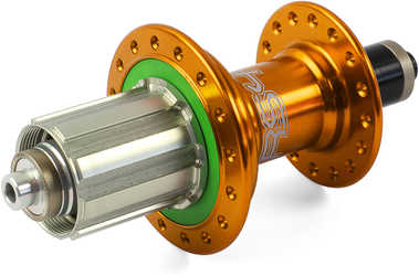 Baknav Hope RS4 28H 10 x 135 mm Shimano/SRAM aluminium orange från Hope