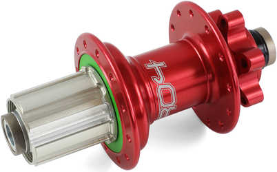 Baknav Hope Pro 4 IS 24H TA10 x 135 mm Shimano/SRAM aluminium röd från Hope
