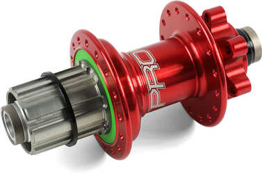 Baknav Hope Pro 4 IS 28H 12 x 135 mm Shimano/SRAM stål röd från Hope