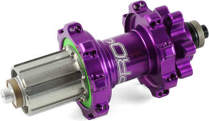 Baknav Hope Pro 4 Straight Pull IS 32H QR10 x 135 mm Shimano/SRAM stål lila från Hope