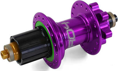 Baknav Hope Pro 4 IS 28H QR10 x 135 mm Hope lila från Hope