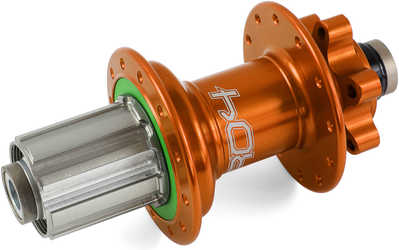 Baknav Hope Pro 4 IS 24H TA10 x 135 mm Shimano/SRAM stål orange från Hope