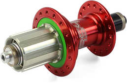 Baknav Hope RS4 32H 10 x 135 mm Shimano/SRAM aluminium röd