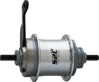 Baknav Sturmey-Archer S2C Kick-Shift fotbroms 36H 116 mm silver