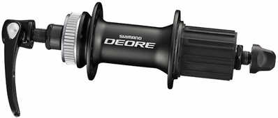 Baknav Shimano Deore FH-M615 skivbroms CL 32H 135 mm svart