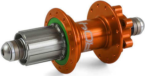Baknav Hope Pro 4 IS 24H 10 x 135 mm Shimano/SRAM stål orange från Hope