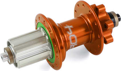 Baknav Hope Pro 4 IS 24H QR10 x 135 mm Shimano/SRAM aluminium orange från Hope
