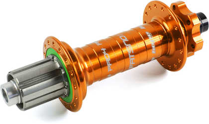 Baknav Hope Pro 4 Fatsno IS 32H 12 x 197 mm Shimano/SRAM stål orange från Hope