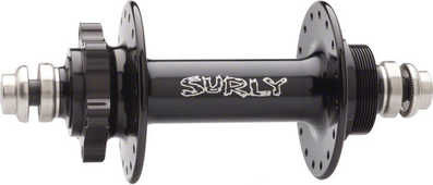 Baknav Surly Ultra New SS skivbroms IS 32H 135 mm frihjul svart