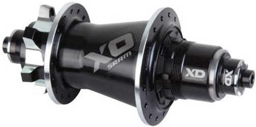 Baknav SRAM X0 skivbroms IS 28H 135 mm svart/silver XD 11-12 från SRAM