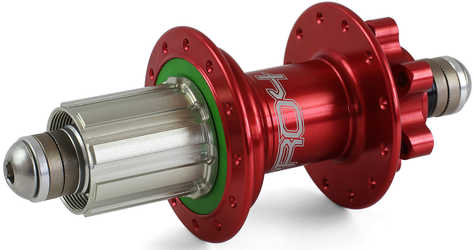 Baknav Hope Pro 4 IS 24H 10 x 135 mm Shimano/SRAM aluminium röd från Hope