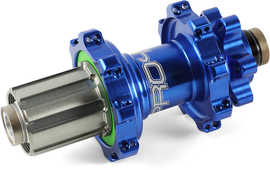 Baknav Hope Pro 4 Straight Pull IS 32H TA10 x 135 mm Shimano/SRAM stål blå