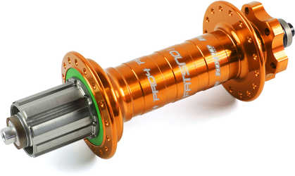 Baknav Hope Pro 4 Fatsno IS 32H 10 x 190 mm Shimano/SRAM stål orange från Hope